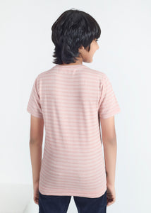 Luxor Boys Round Neck Tencil Jacquard Tees