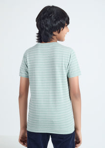 Luxor Boys Round Neck Tencil Jacquard Tees