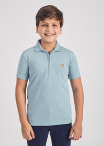 Curtis Boys Half Sleeve Zipper Polo Tees