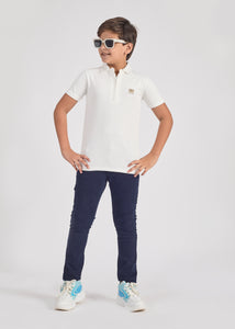 Curtis Boys Half Sleeve Zipper Polo Tees