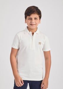 Curtis Boys Half Sleeve Zipper Polo Tees