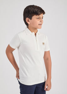 Curtis Boys Half Sleeve Zipper Polo Tees