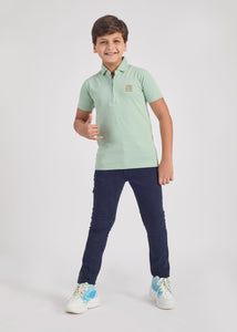 Curtis Boys Half Sleeve Zipper Polo Tees