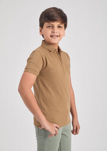 Curtis Boys Half Sleeve Zipper Polo Tees