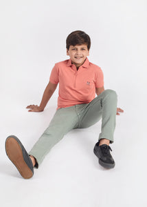 Curtis Boys Half Sleeve Zipper Polo Tees