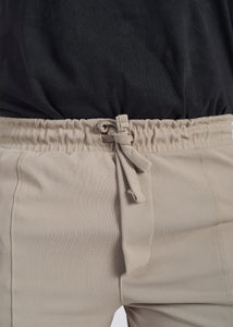 Taigun Boys Cut and Sew Shorts - Light Taupe Beige