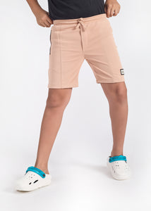Taigun Boys Cut and Sew Shorts - Peach
