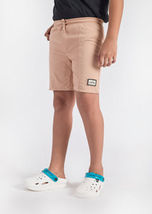 Taigun Boys Cut and Sew Shorts - Peach