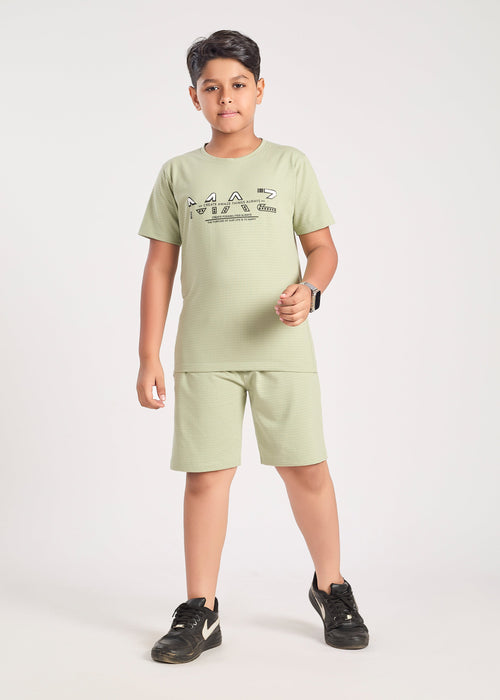 Hamleys Sage Green / 5-6Y Archer Boys Co-ord Sets - Sage Green