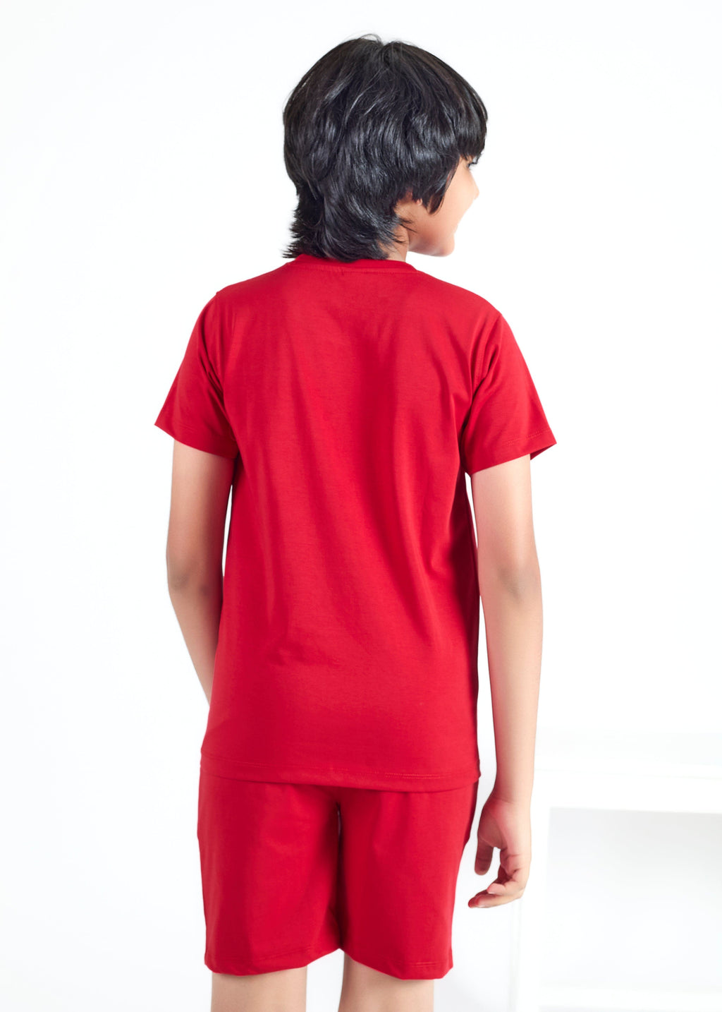 Hamleys Yall Boys T-Shirt & Shorts Co-ord Set - Red